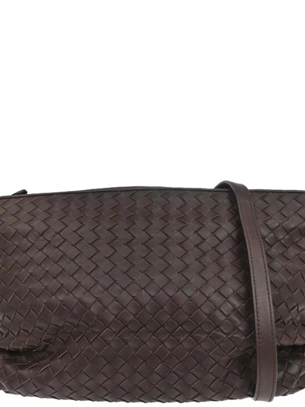 Bottega Veneta Brown Lambskin Intrecciato Shoulder Bag EPEV 2008 5862 B 188293